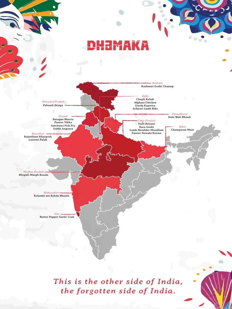 Dhamaka Menu Download Free PDF Foods Cuisine