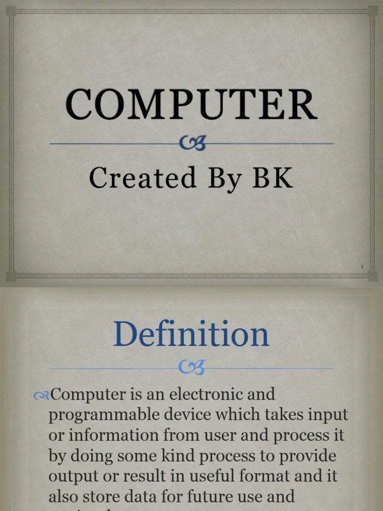Computer Classification PDF Laptop Desktop Computer