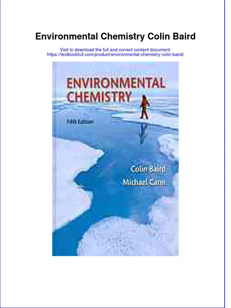 Textbook Environmental Chemistry Colin Baird Ebook All Chapter PDF