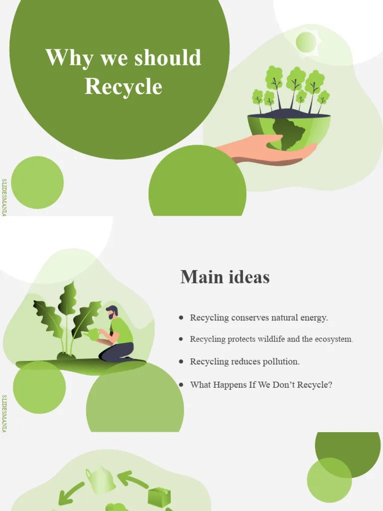 Why We Should Recycle PDF Recycling Waste
