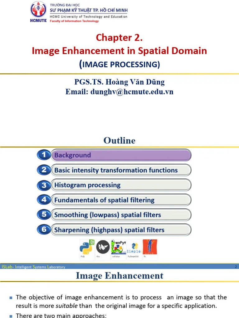 C2Spatial Domain Filter PDF Signal Processing Computer Vision