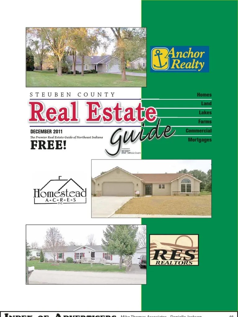 Steuben County Real Estate Guide November 2011 Leather Mulch