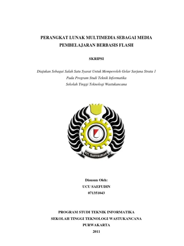 Skripsi Perangkat Lunak Multimedia | Pdf