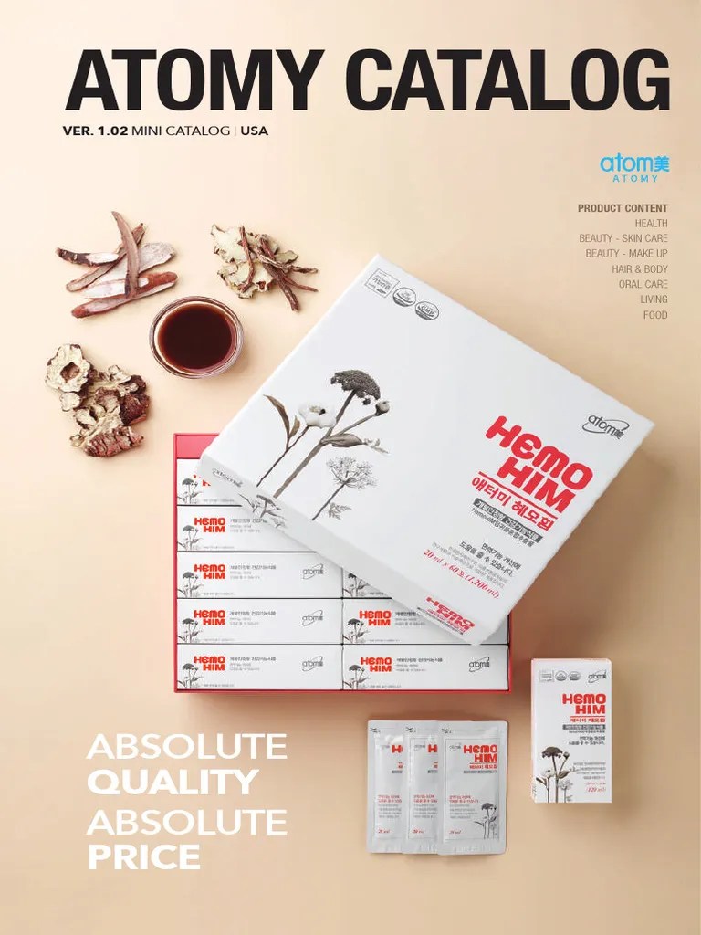 Atomy Mini Catalog Download Free PDF Sunscreen Skin Care