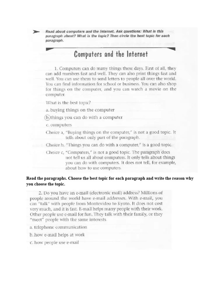 Best Topics For Email And Internet Use Pdf