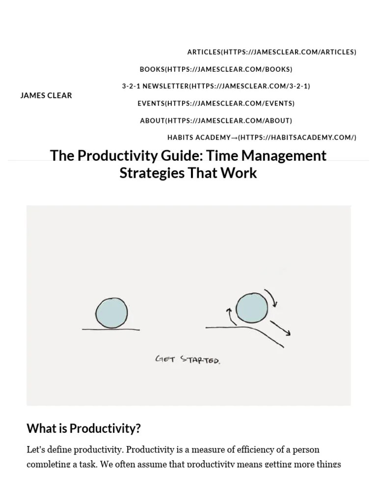 The Productivity Guide My Best Productivity and TimeManagement Tips