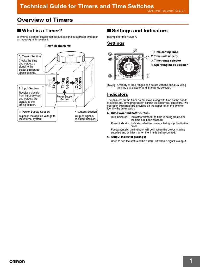 Timer Timeswitch TG e 2 1 13 (Classifications) PDF Power Supply