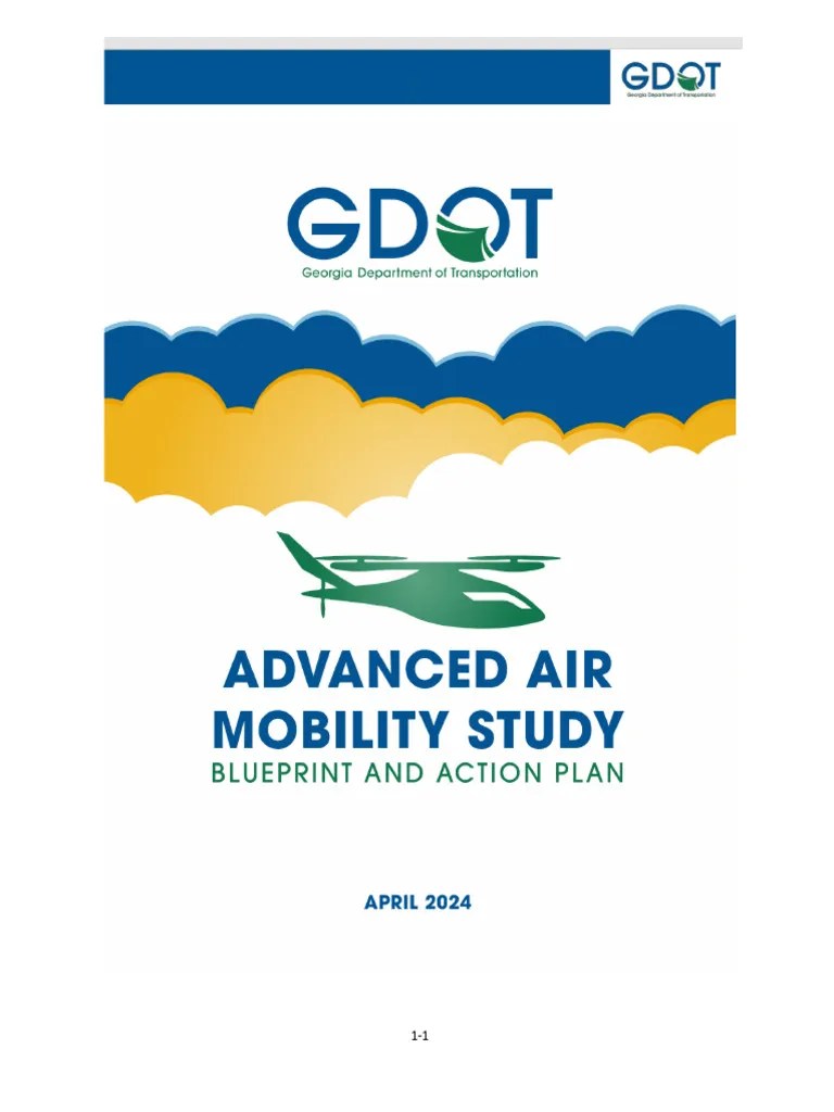 Blueprint and Action Plan GDOT AAM Study PDF Transport Federal