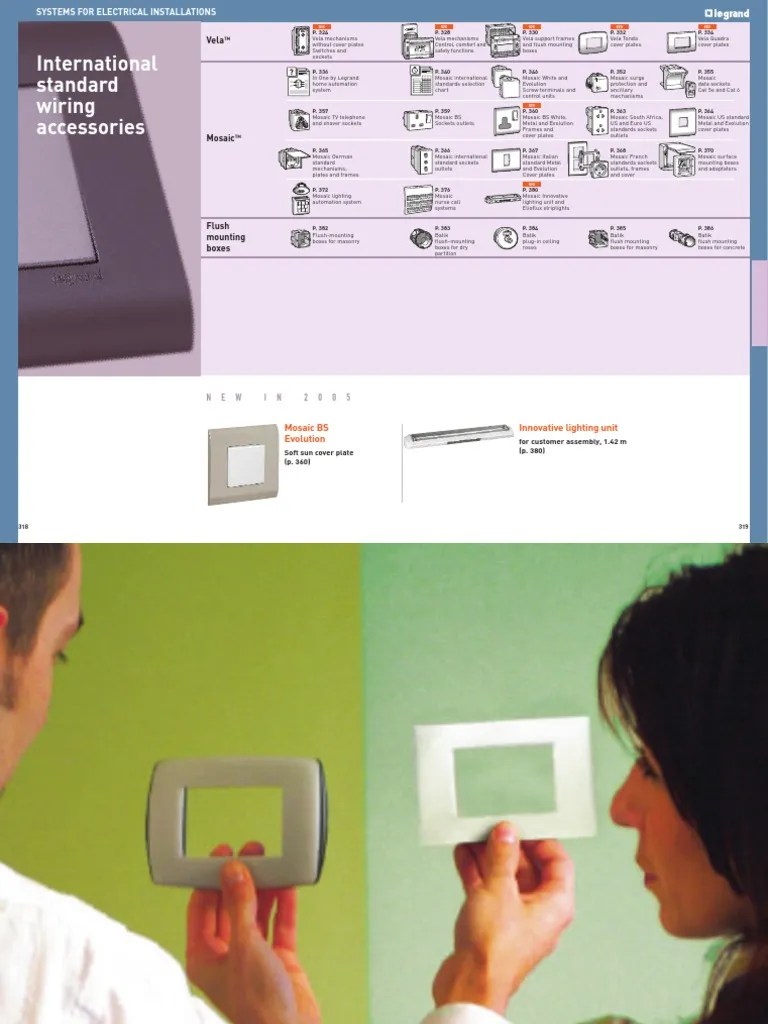 Legrand Mosaic Models Electrical Connector Switch