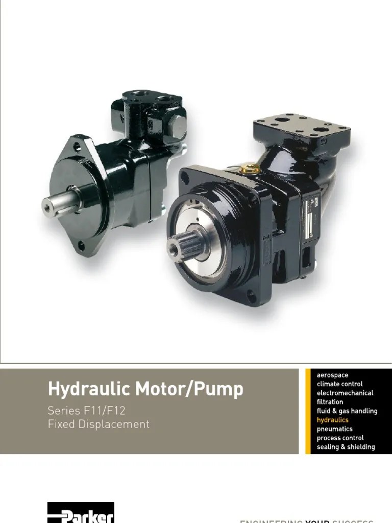 Hydraulic Motor Parker Rodamiento (Mecánico) Caballo de fuerza