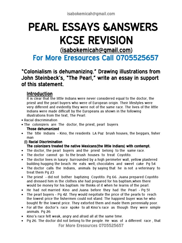 Pearl Questions &Answers PDF