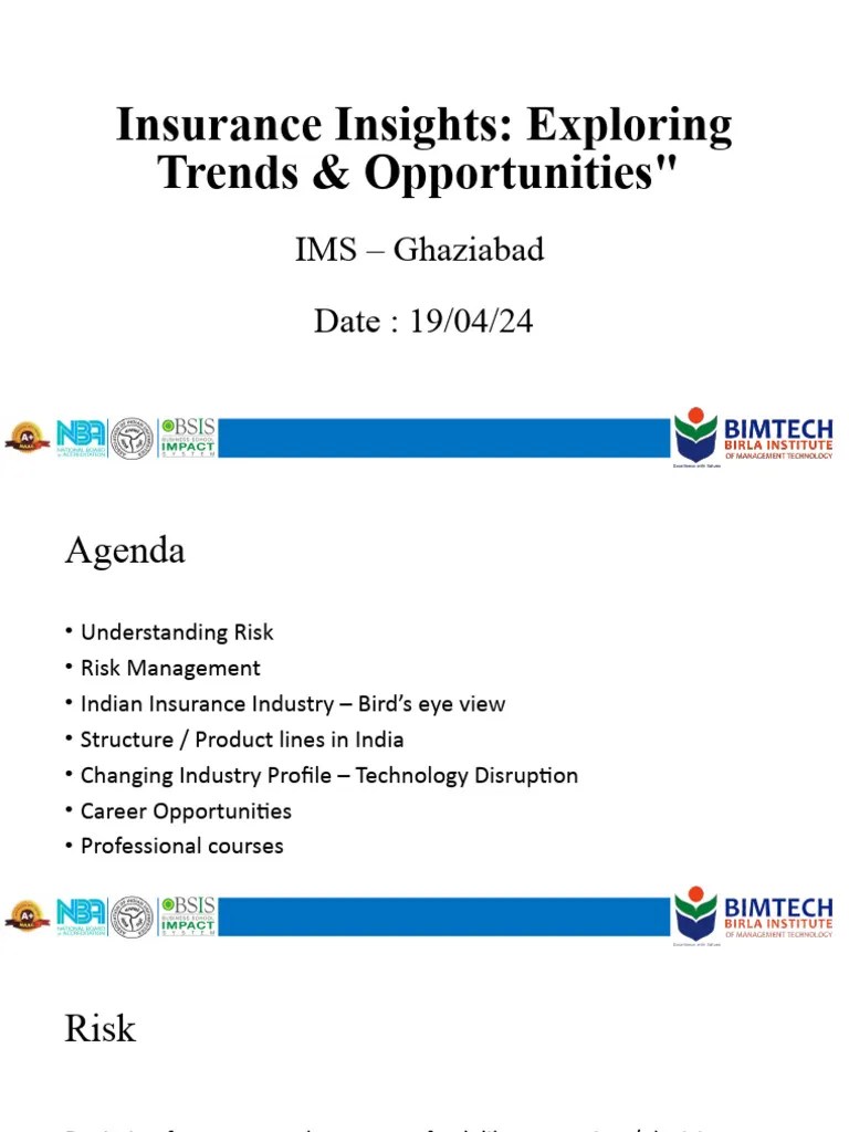 Exploring Insurance IMS 190424 PDF Insurance Risk