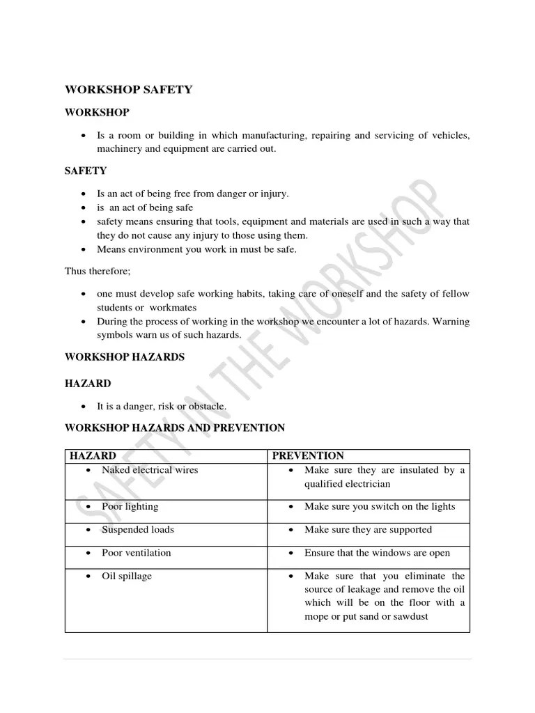 Safety (DPF) Module 2 PDF Fires Hygiene