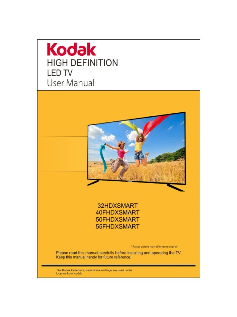 Kodak User Manual Smart PDF Storage Media Television Technology