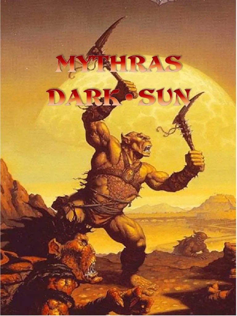 Mythras Dark Sun 20231009A Download Free PDF Elf (Dungeons