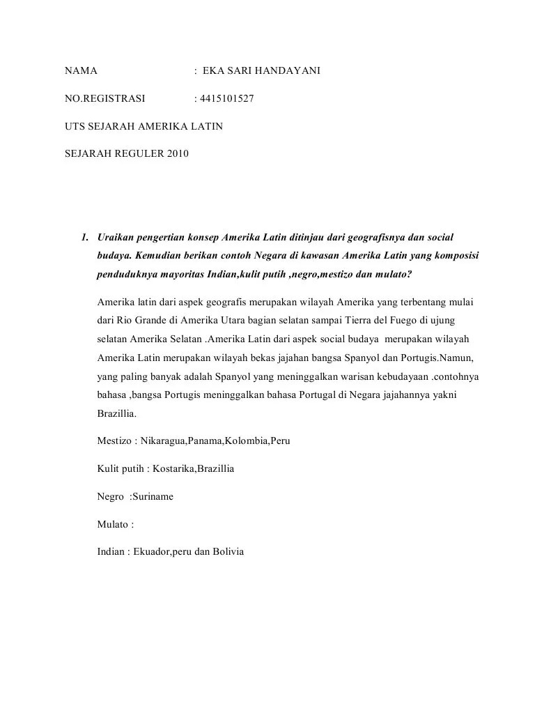 Amerika Latin Nih | PDF