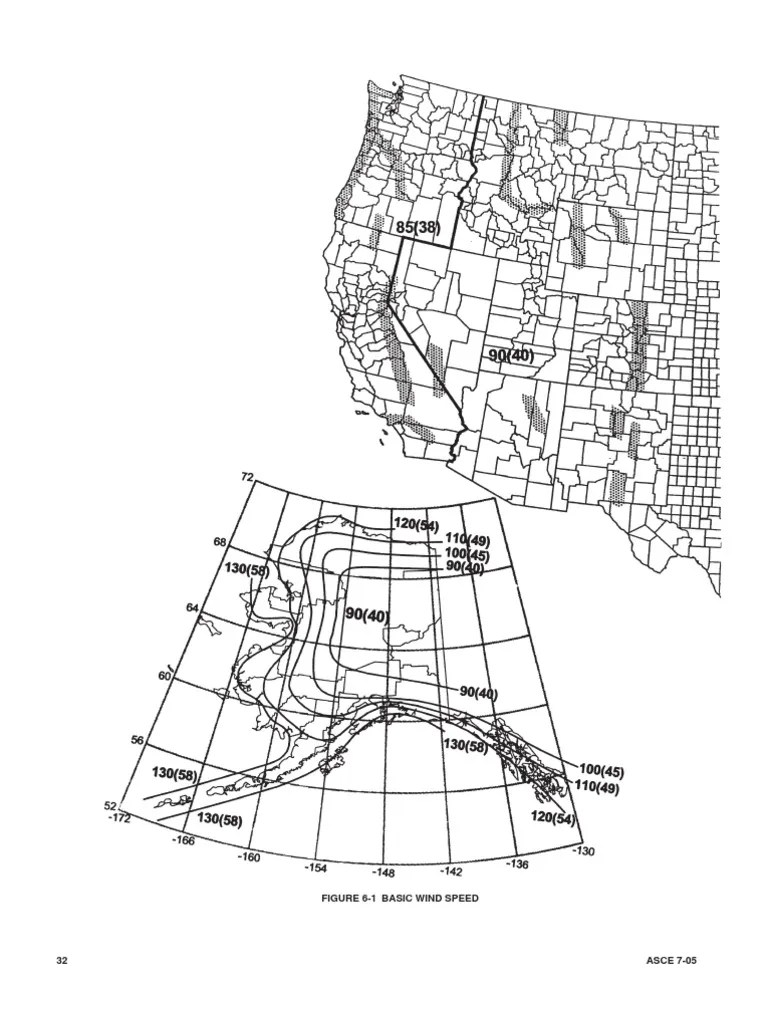 Asce 7-105 Wind Map ASCE 705 Wind Chart