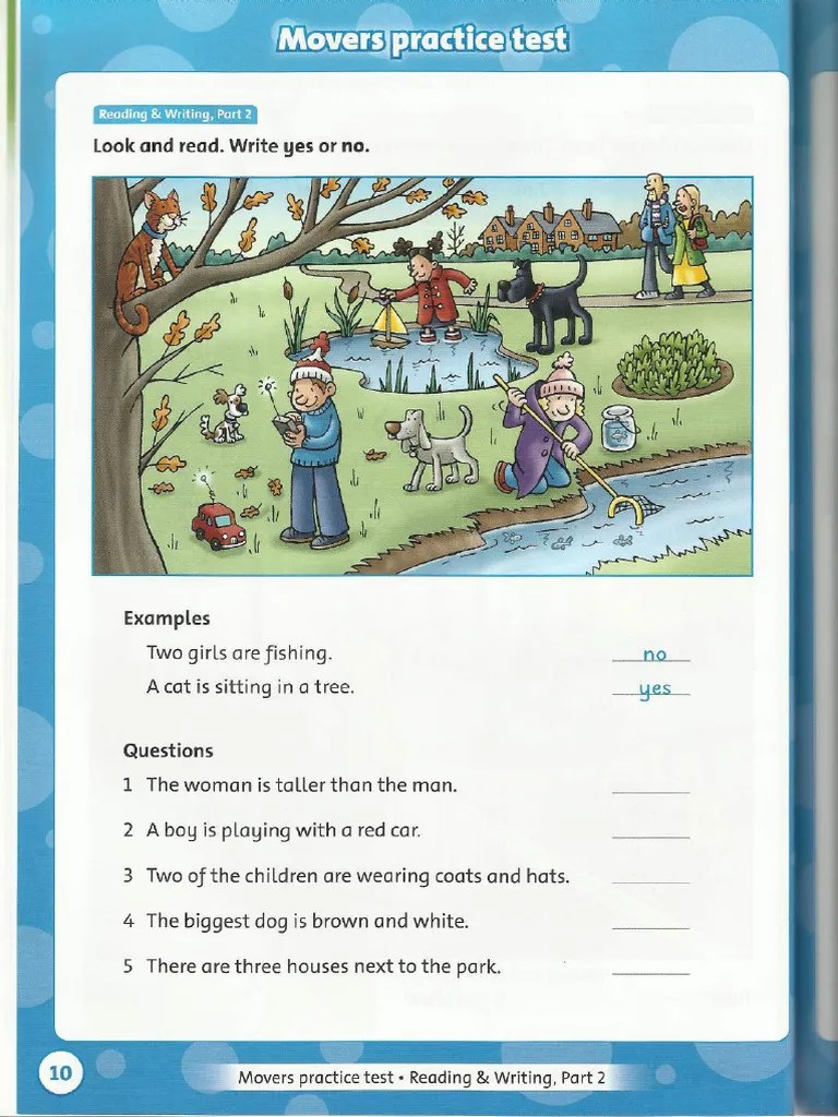 Movers Ficha Inglés PDF