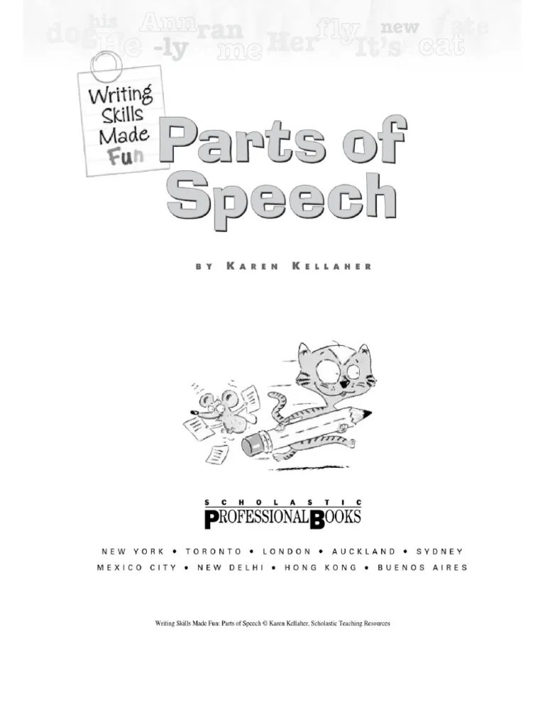 Parts of speech intermediate level PDF
