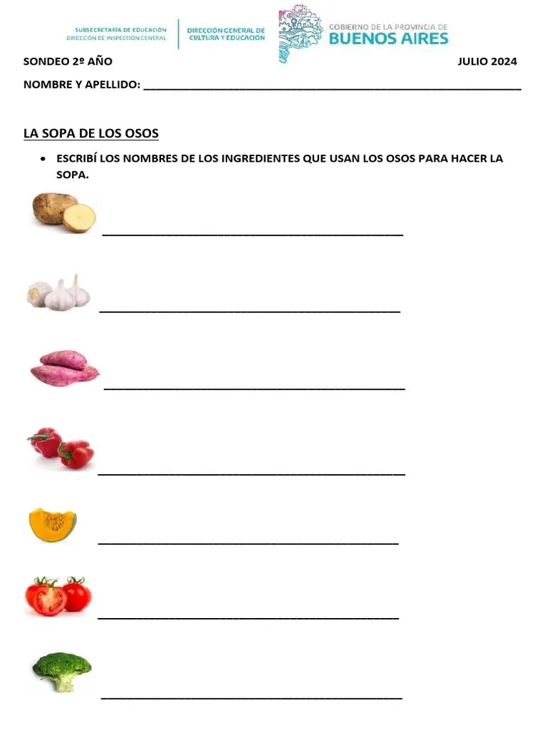 Sondeo Primer Grado 2024 Pdf