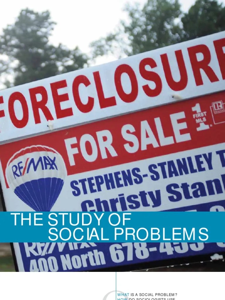 The Study of Social Problems PDF Sociology Causality