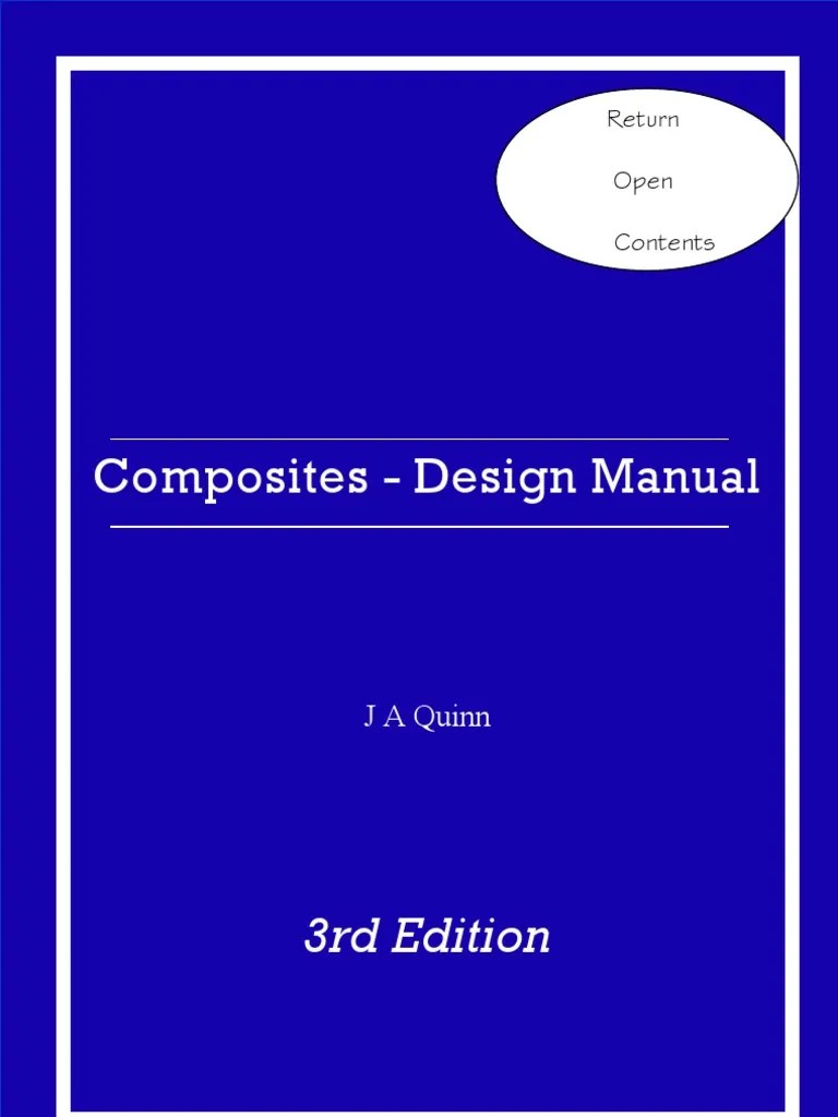 Composites Design Manual 3 Ed Composite Material Epoxy