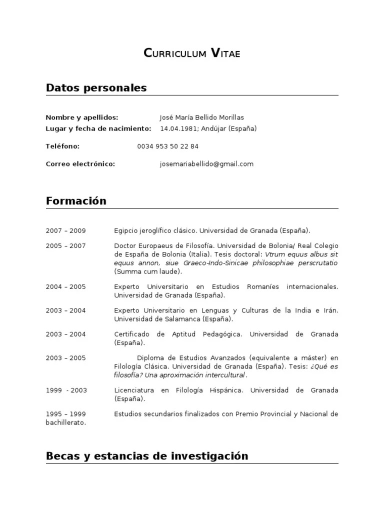 Curriculum vitae – Examples, templates and writing guide