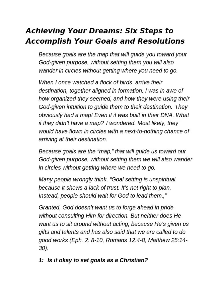 Achieving Your Dreams PDF(01)