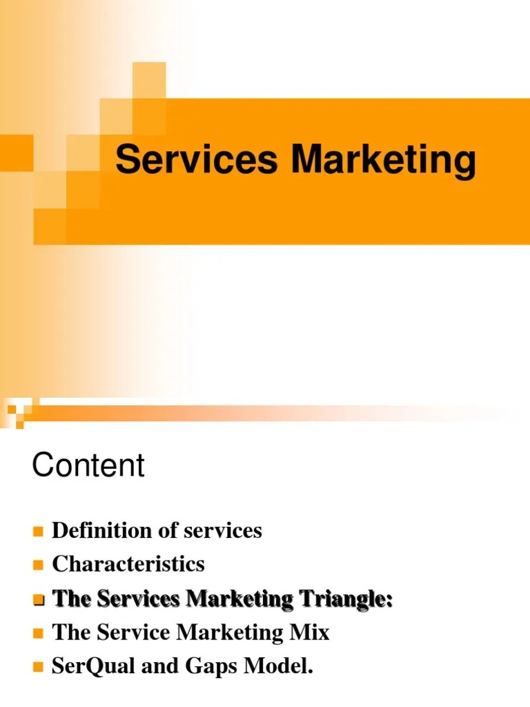 😀 Service marketing triangle definition. services marketing exam 3