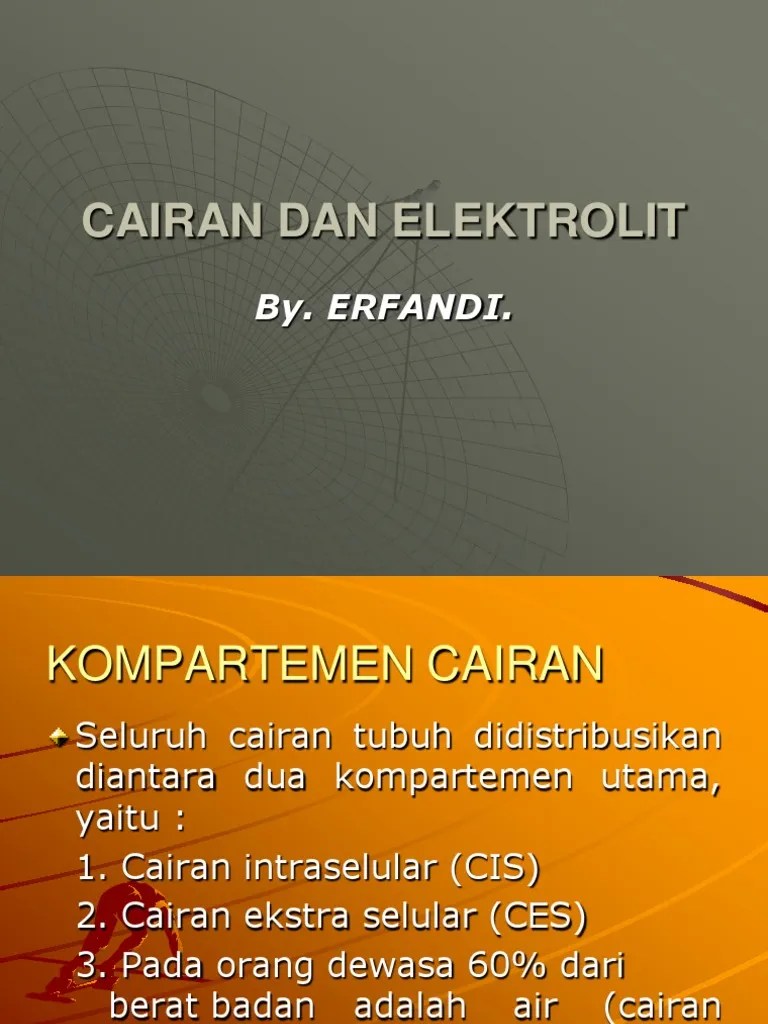 Cairan Dan Elektrolit Slide