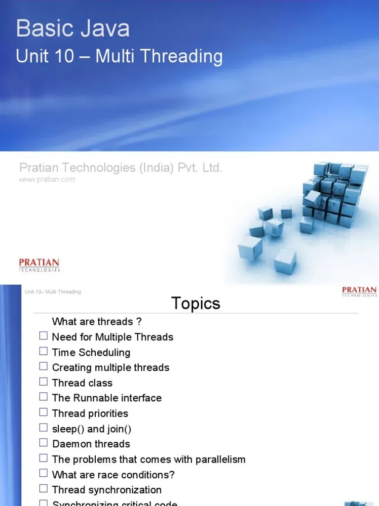 Multi Threading Method Programming) Thread