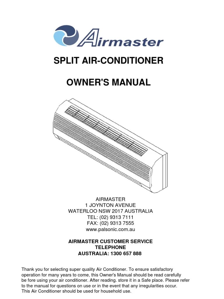 Series Split Aircon Manual Hvac Air Conditioning