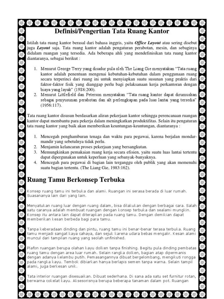 Definisi Tata Ruang | PDF