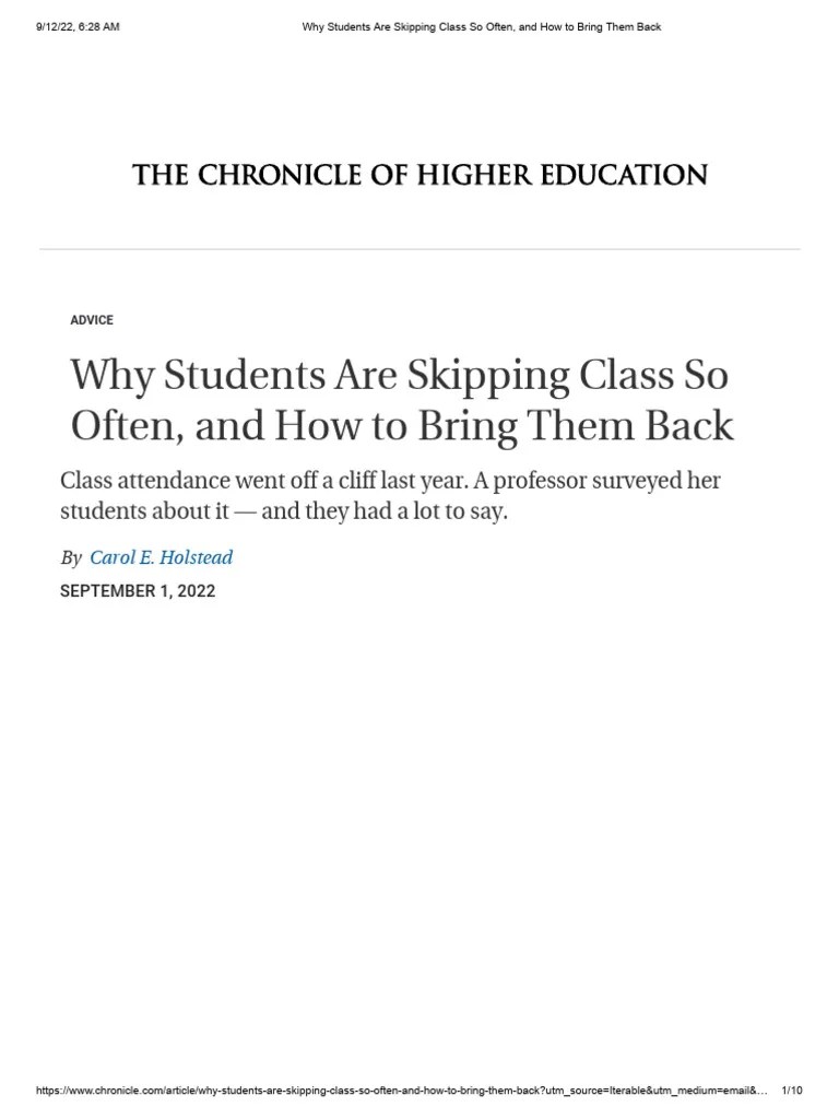 Why Students Are Skipping Class So Often, and How To Bring Them Back PDF(02)