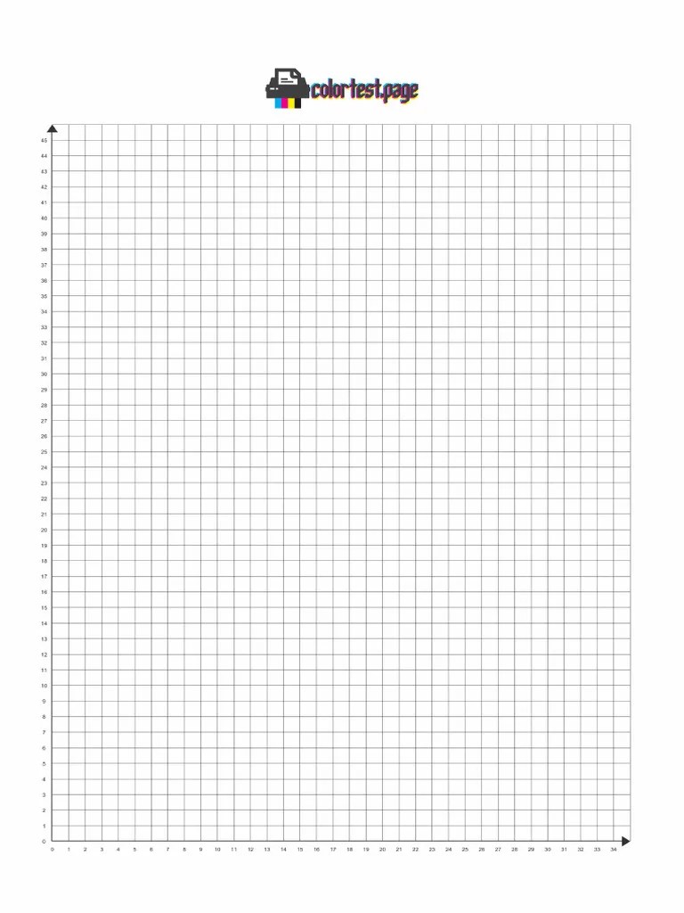 Inch Graph Paper With Axis PDF