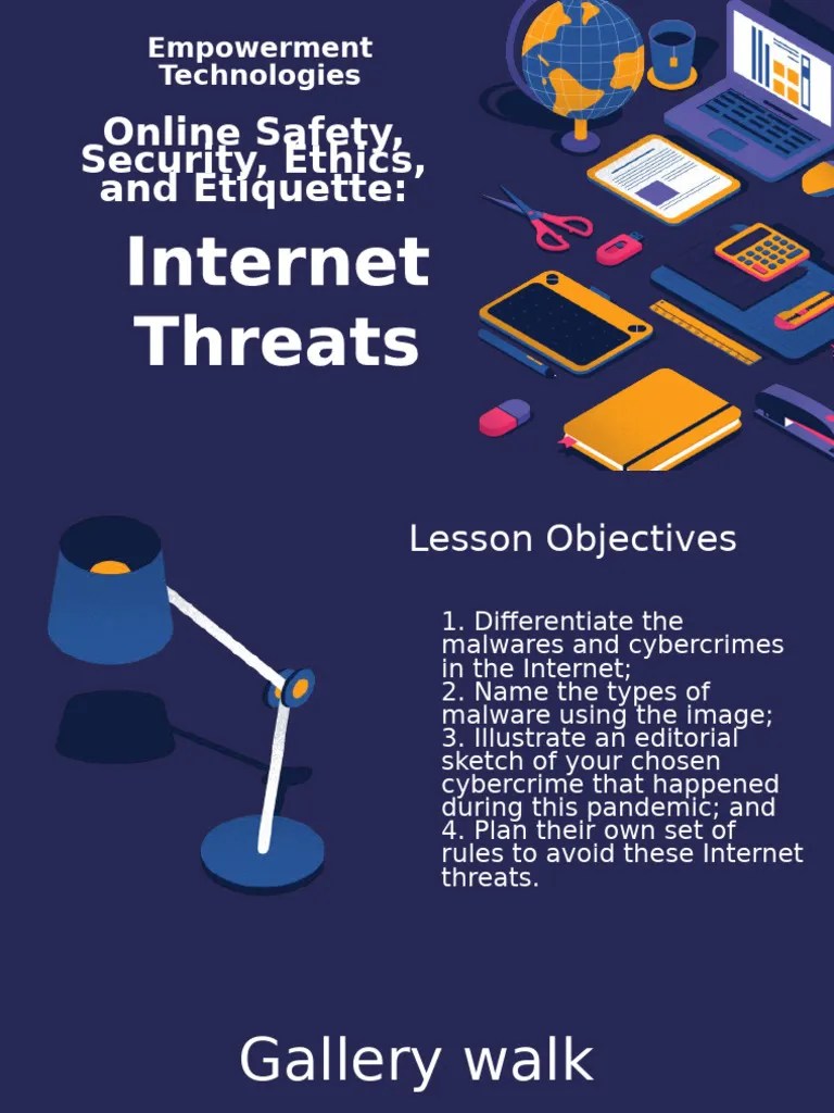 Lesson 2 Online Safety, Security, Ethics, and Etiquette PDF