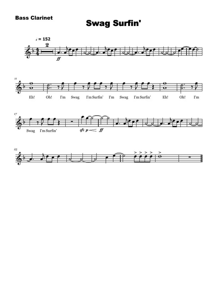 Swag Surfin'Bass PDF