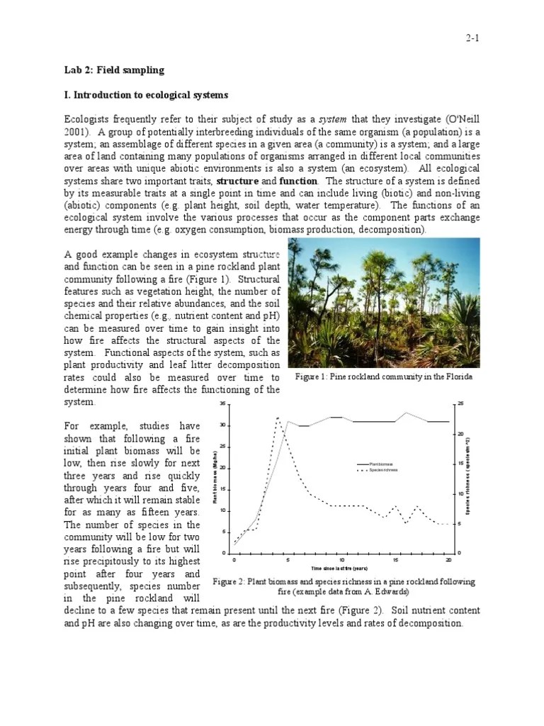 02Sampling_Techniques Lab Report Ecology Sampling (Statistics)