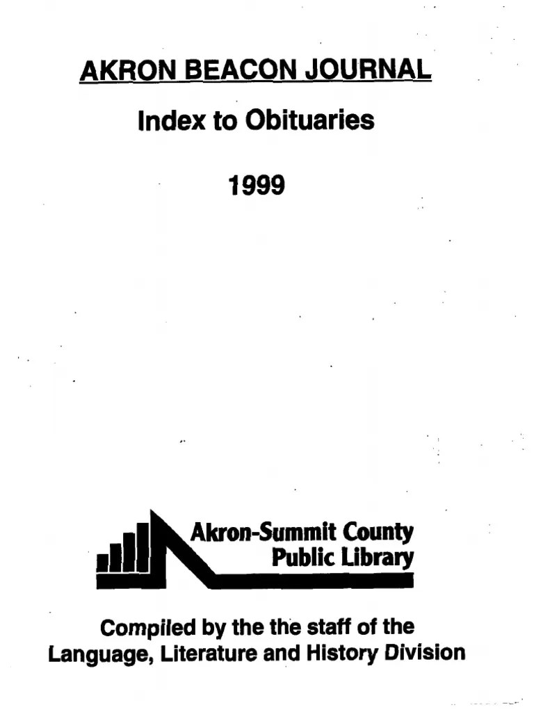 1999 Obits PDF