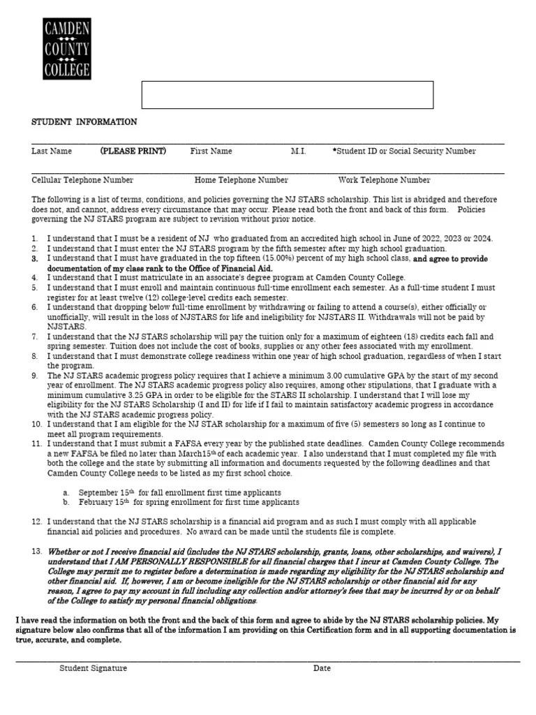 NJ STARS Certification Form 2024 25 PDF(08)