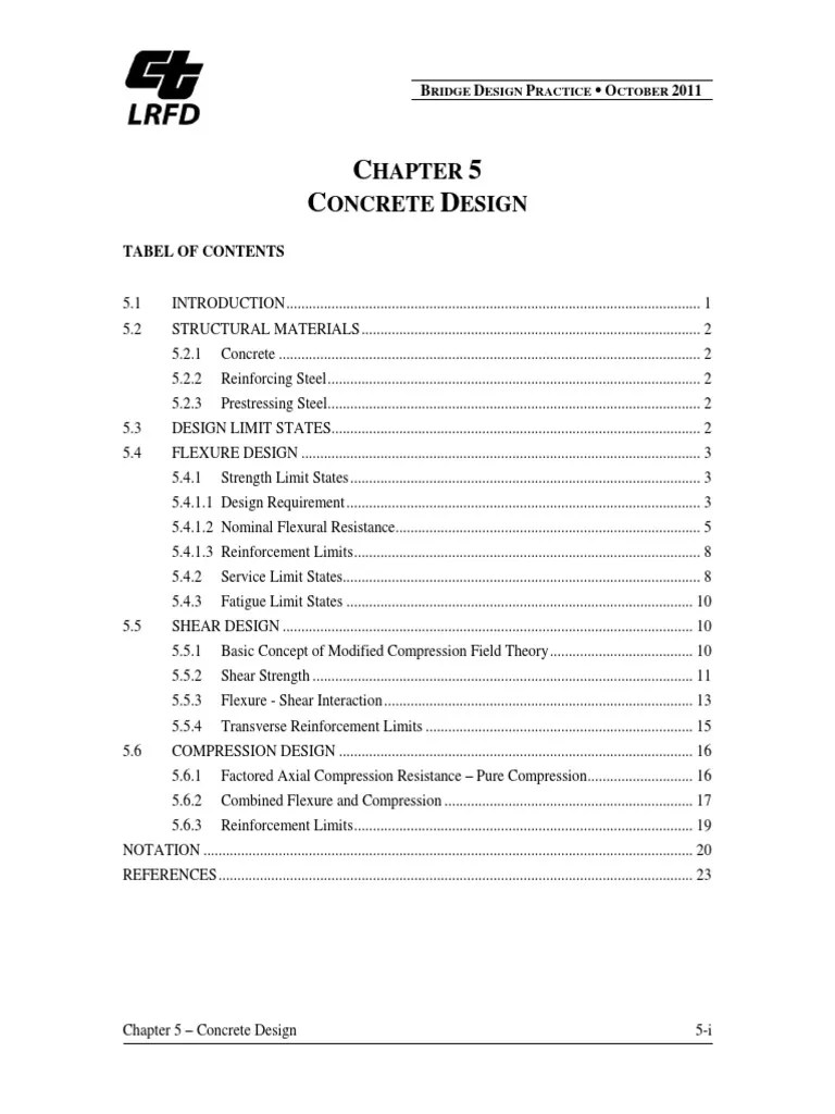 Caltrans Bridge Design PDF Prestressed Concrete Strength Of Materials