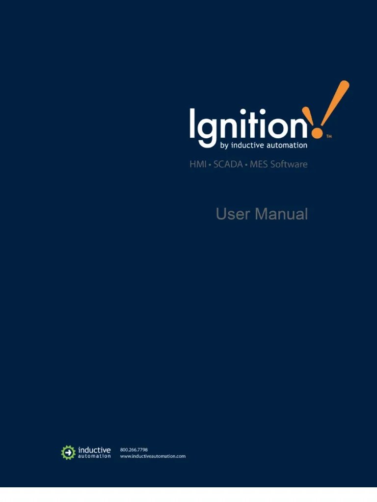 Ignition User Manual PDF Computer Data Data