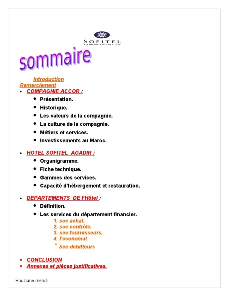 Exemple De Rapport De Stage Pdf Ofppt hortamatina