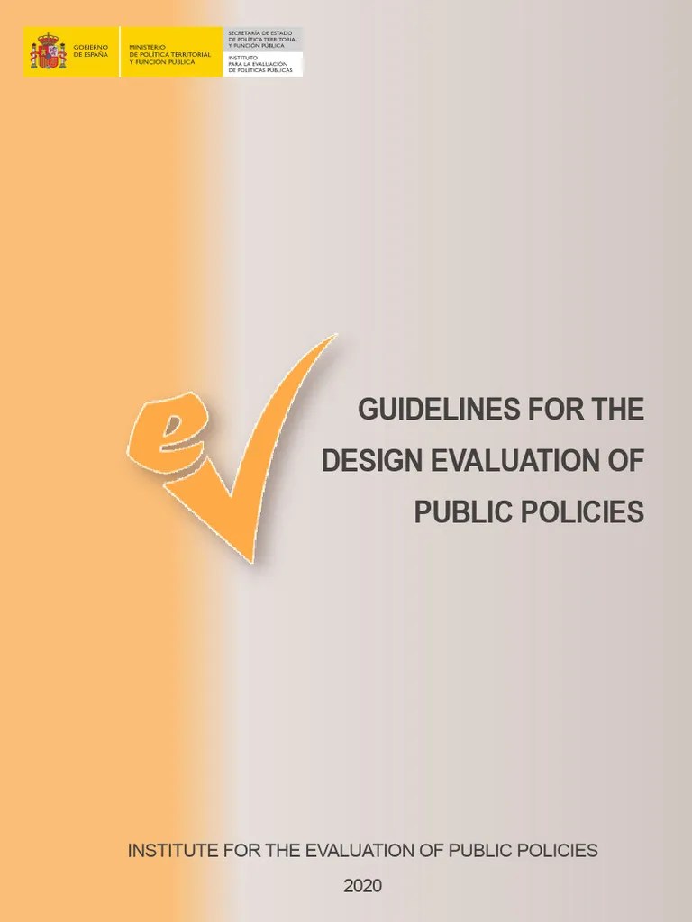 02 Guidelines Design Evaluation Print PDF Evaluation Policy