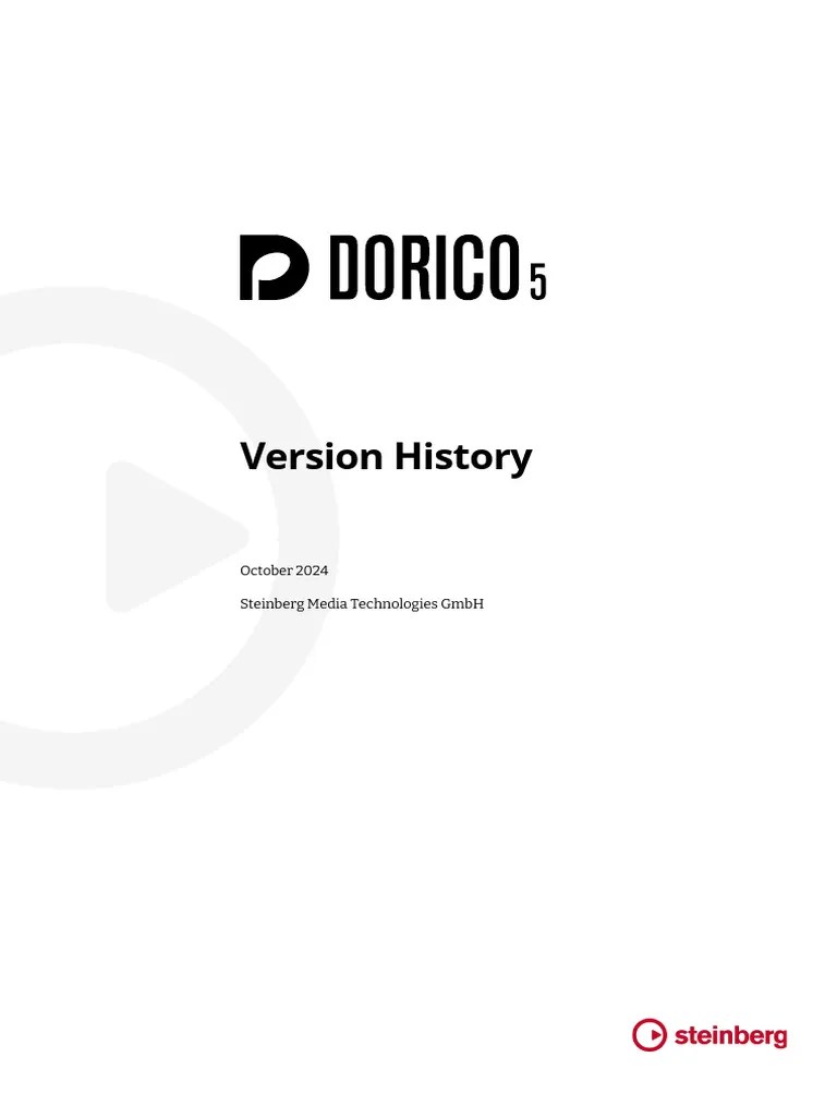 Dorico 5.1.60 Version History PDF Computer Keyboard Mac Os
