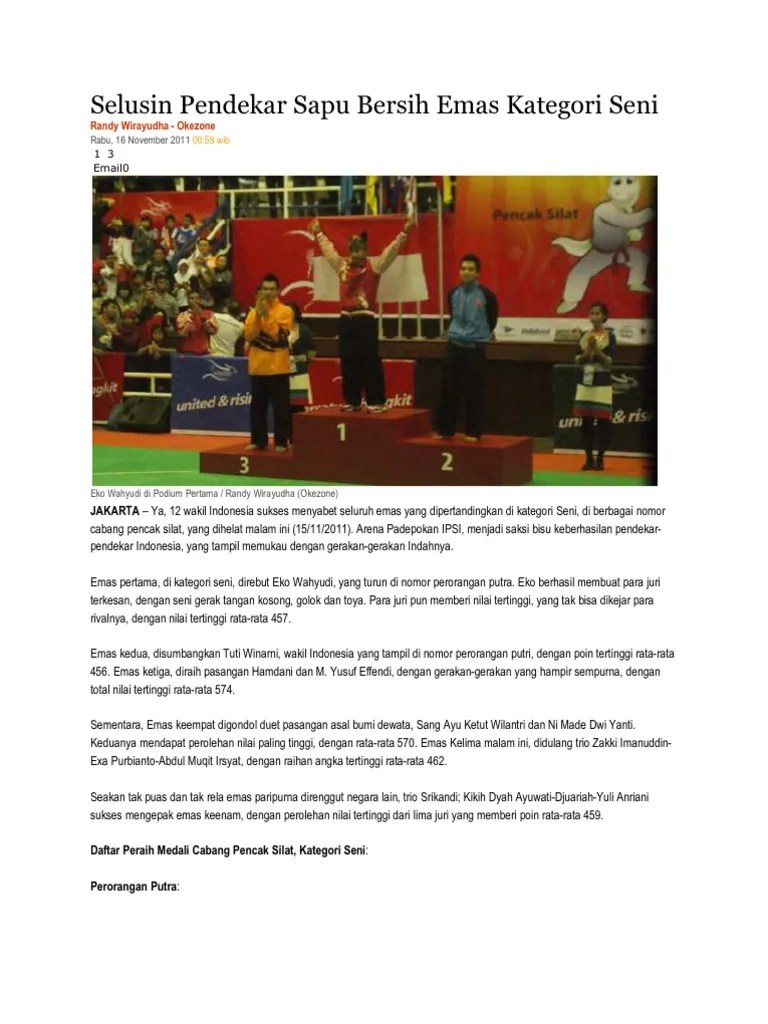 Kliping Sea Games | PDF