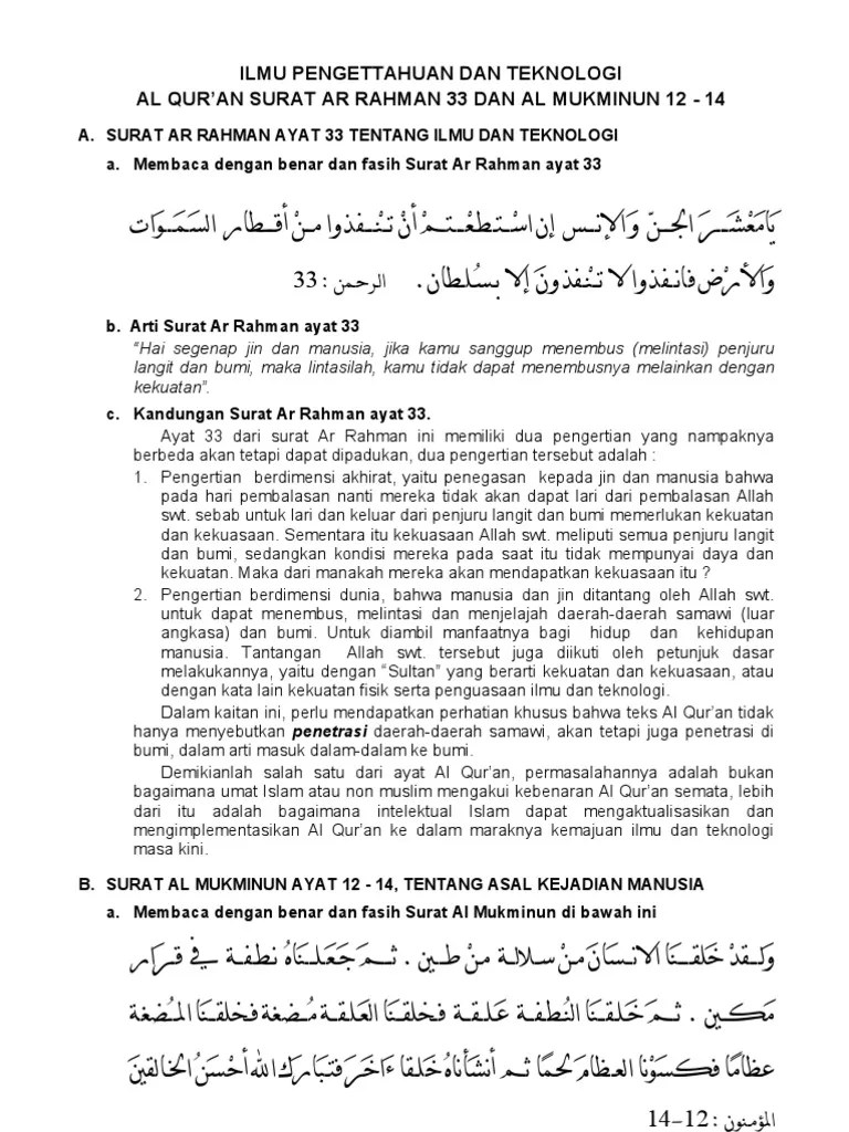 Surat Ar Rahman Artinya – Goreng