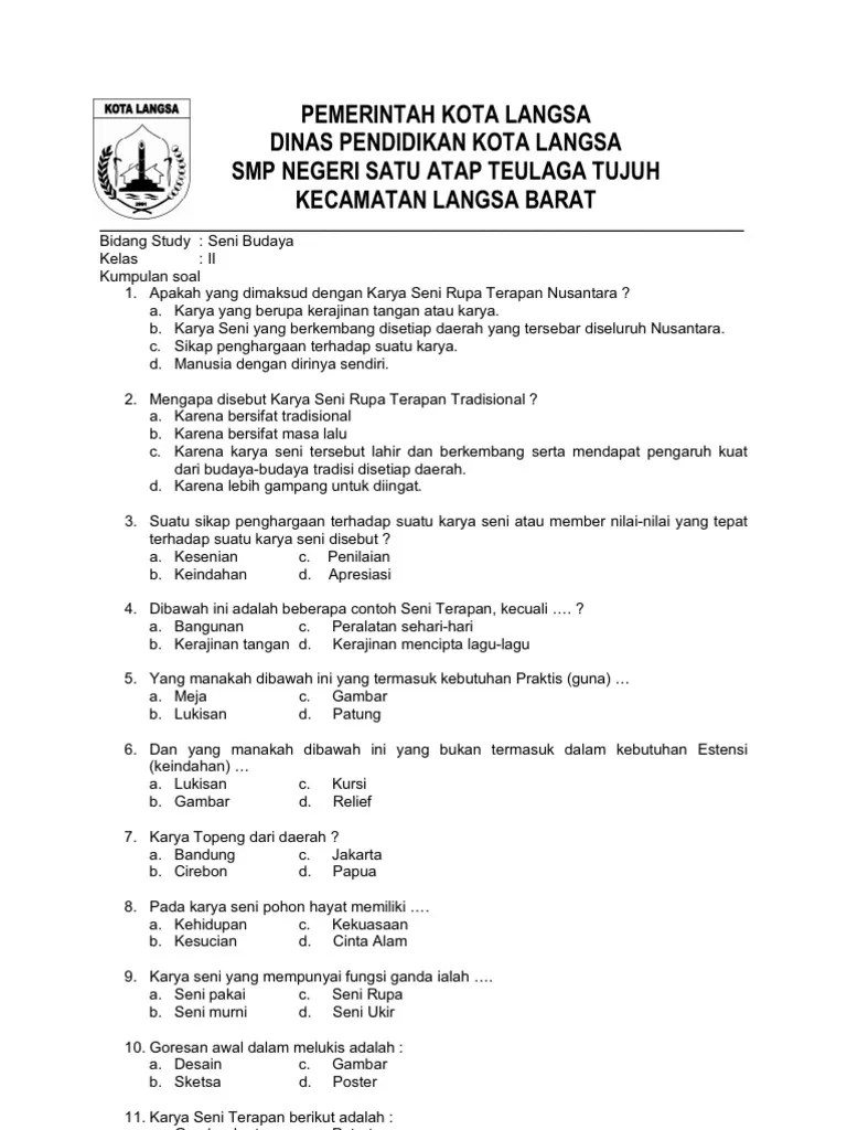 Kumpulan Soal Kelas 2 | PDF