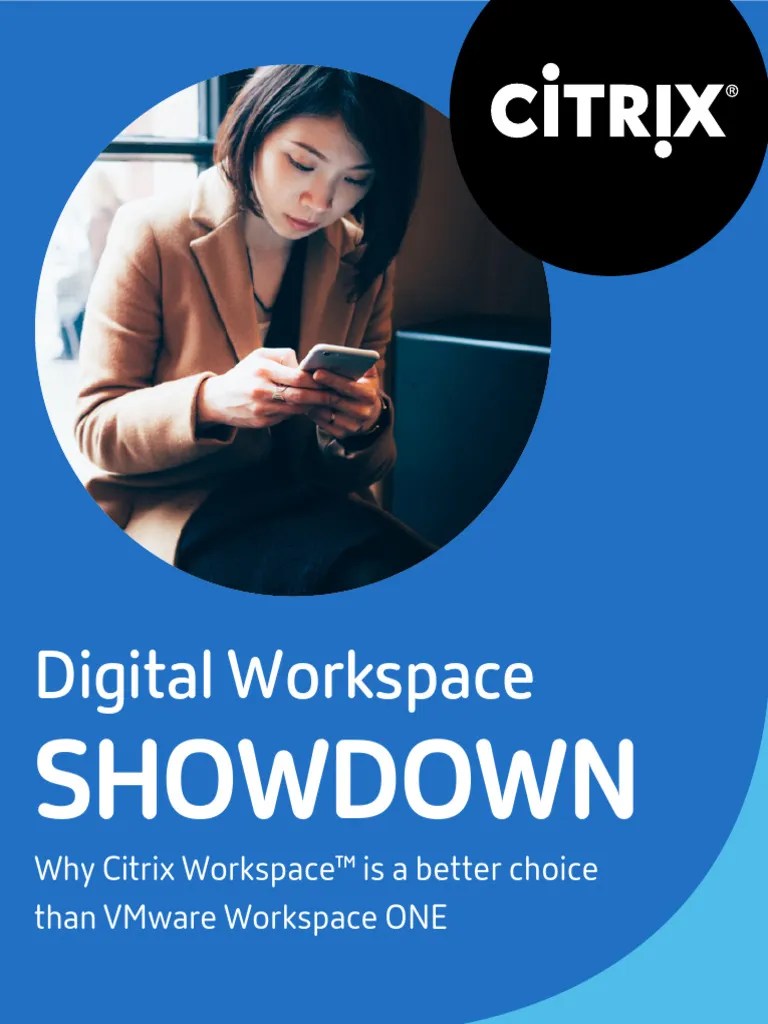 Citrix Digital Workspace Showdown Pdf Computer Security Security