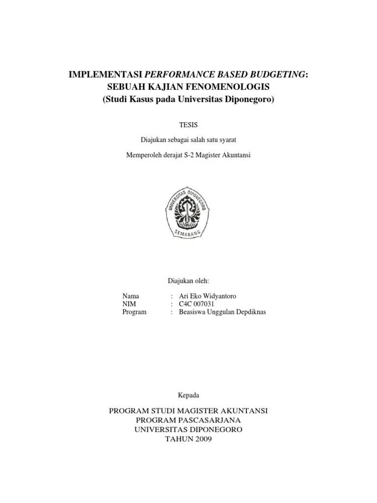 Anggaran Berbasis Kinerja